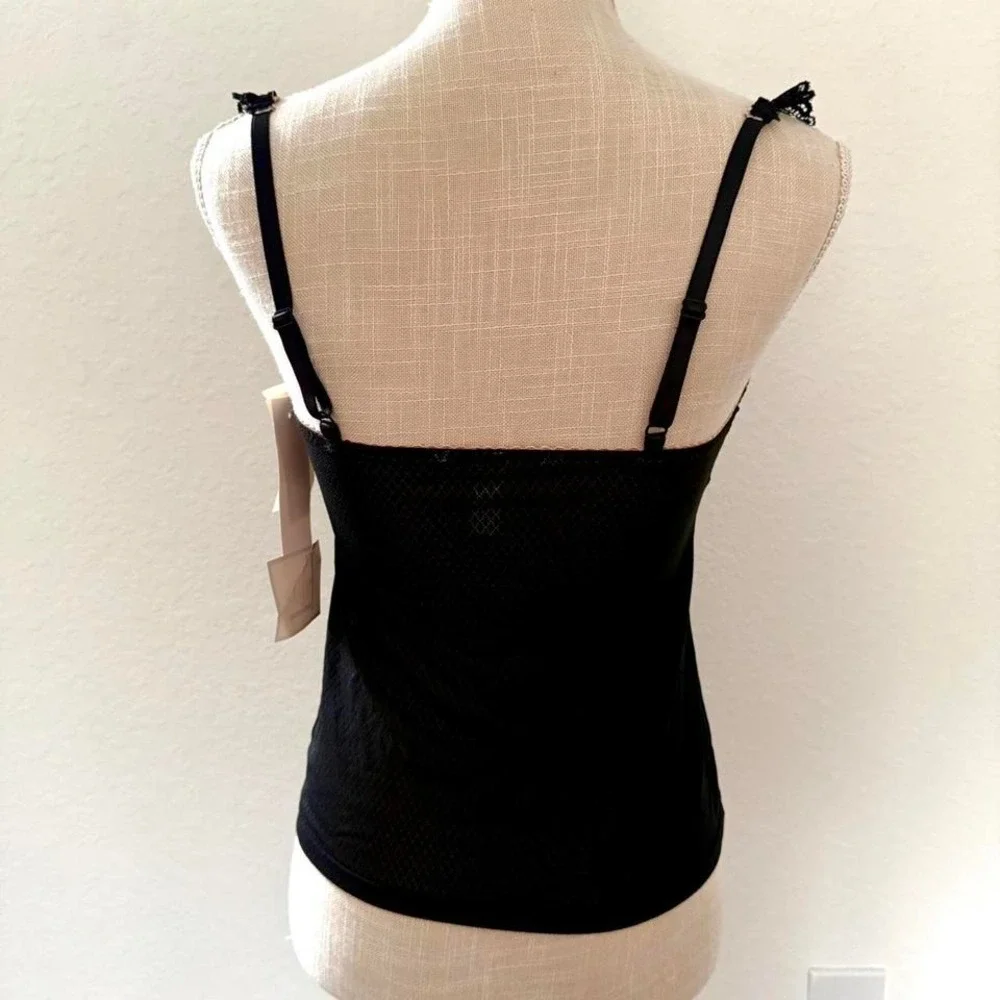 Gorgeous Y2K Felina Lingerie Black Lace Cami Top - Picture 5 of 8